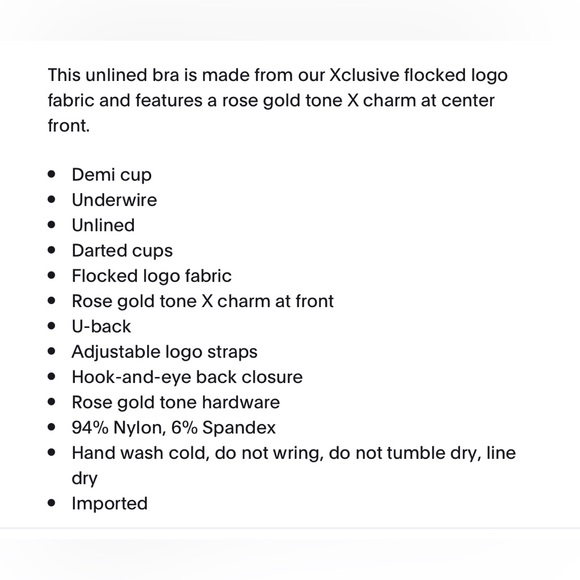 Savage X Fenty Flocked Logo Unlined Bra Women's 38B Lingerie By Rihanna - Picture 16 of 16